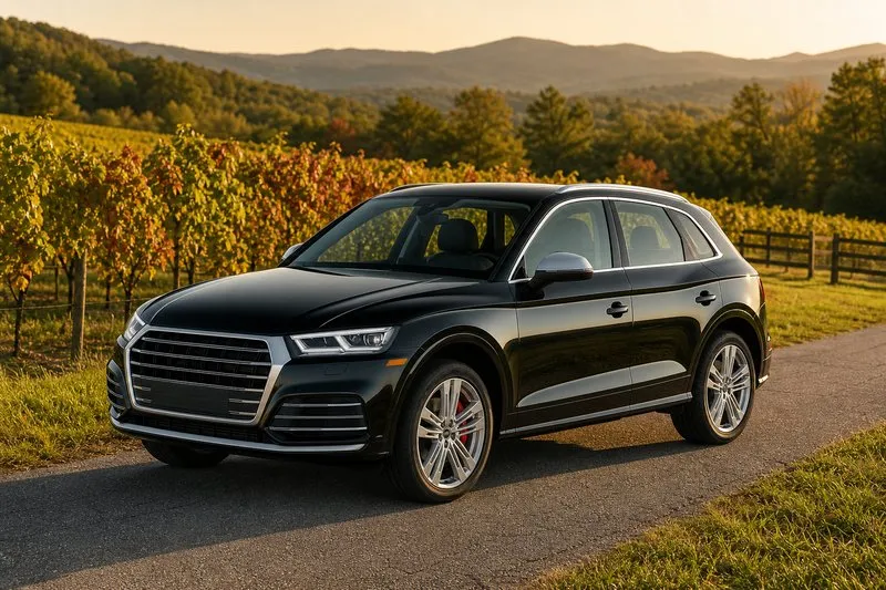 Audi Q5 Black SUV for wedding transportation